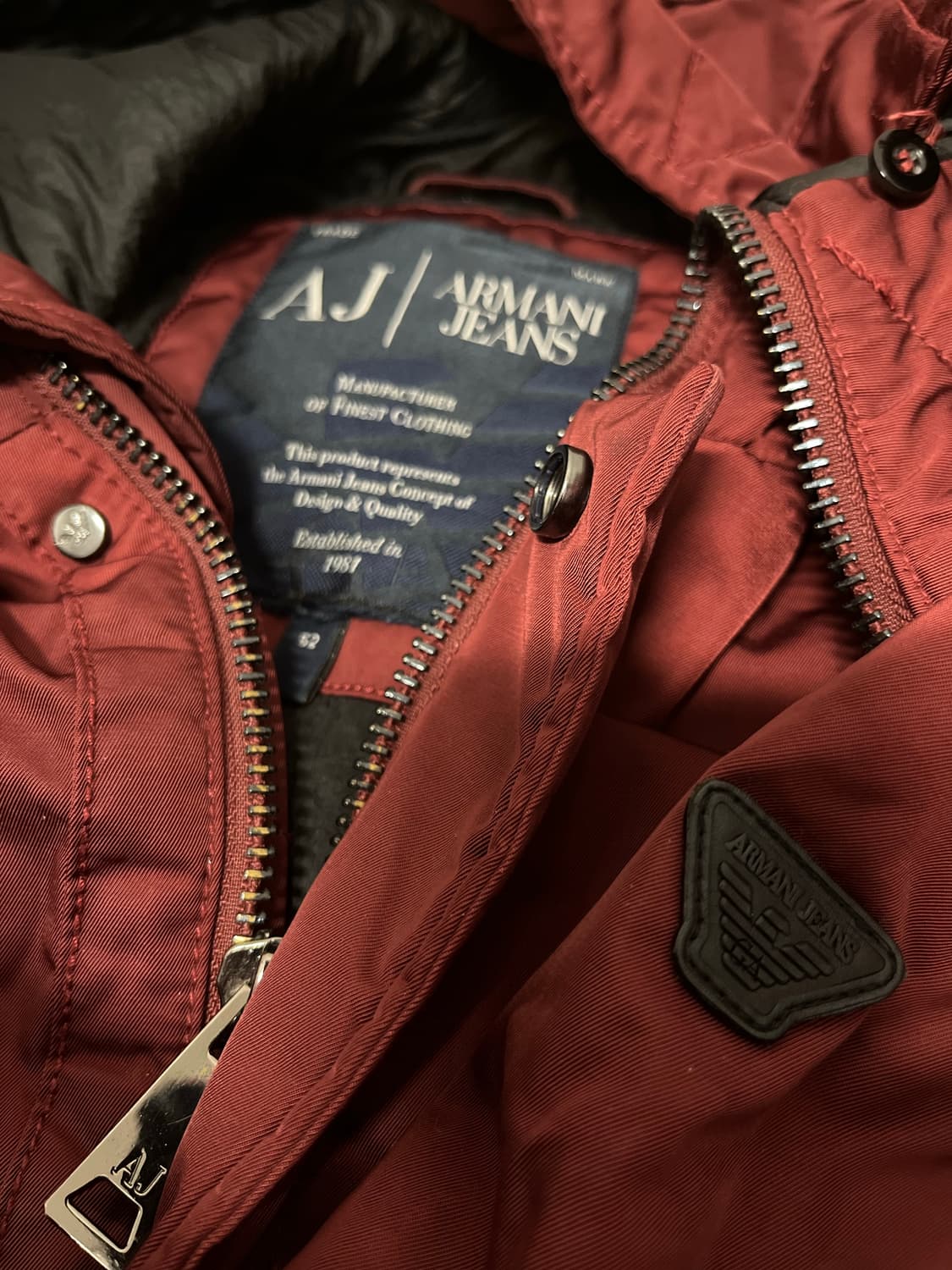 아르마니 진스 ARMANI JEANS 후드 패딩 52 (105) 상품이미지2