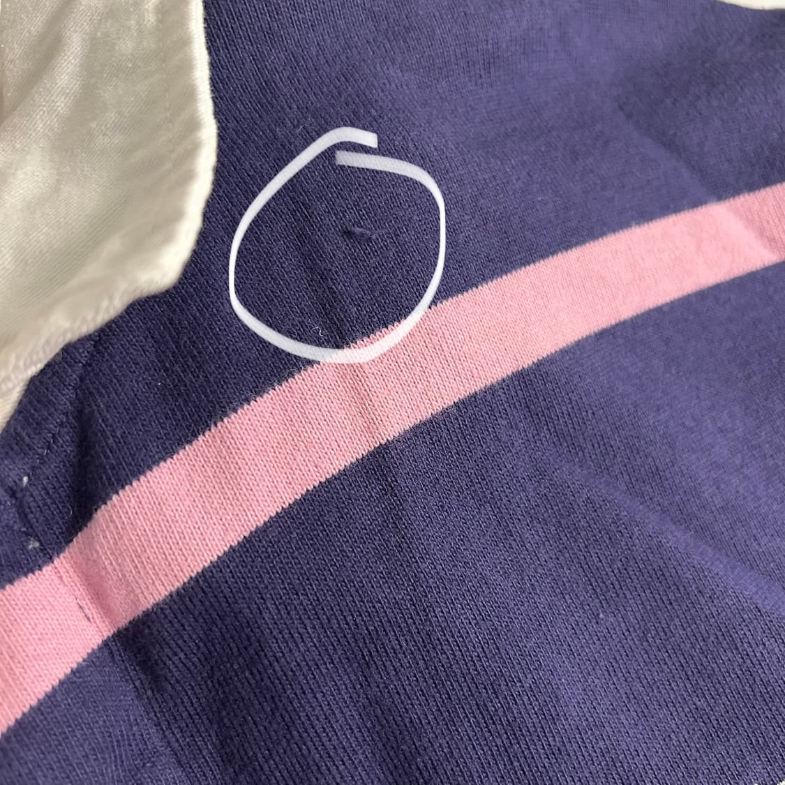 L 스투시 스트라이프 럭비 티셔츠 상품이미지6