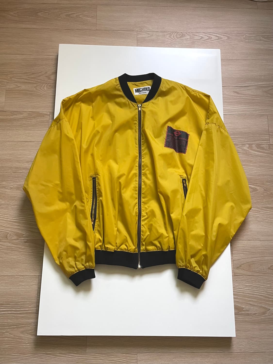 90s 미치코 런던 코시노 나일론 봄버 상품이미지3