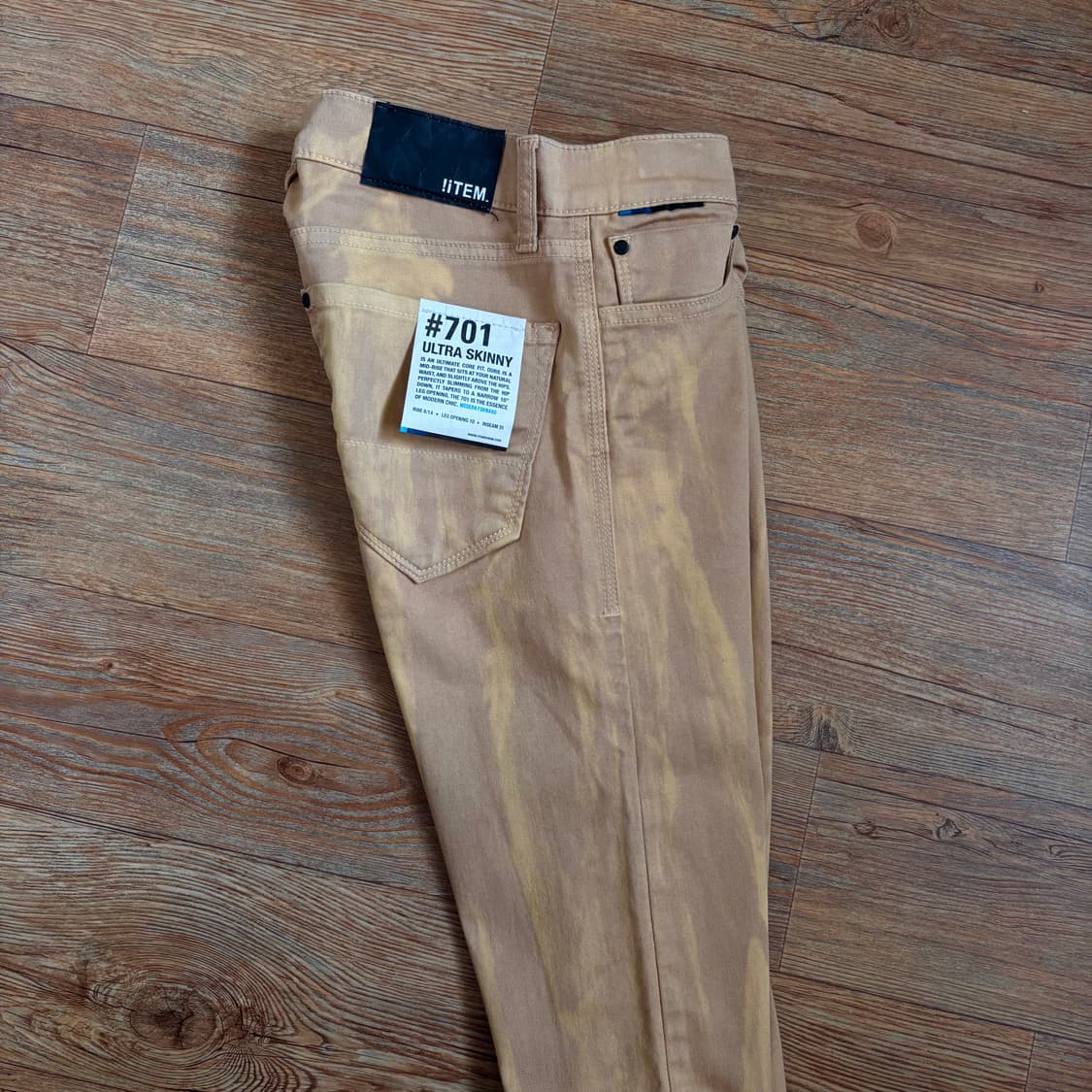 새제품 25 미국 아이템 데님 스키니진 슬림 실루엣 수입 정품 페인팅 상품이미지9