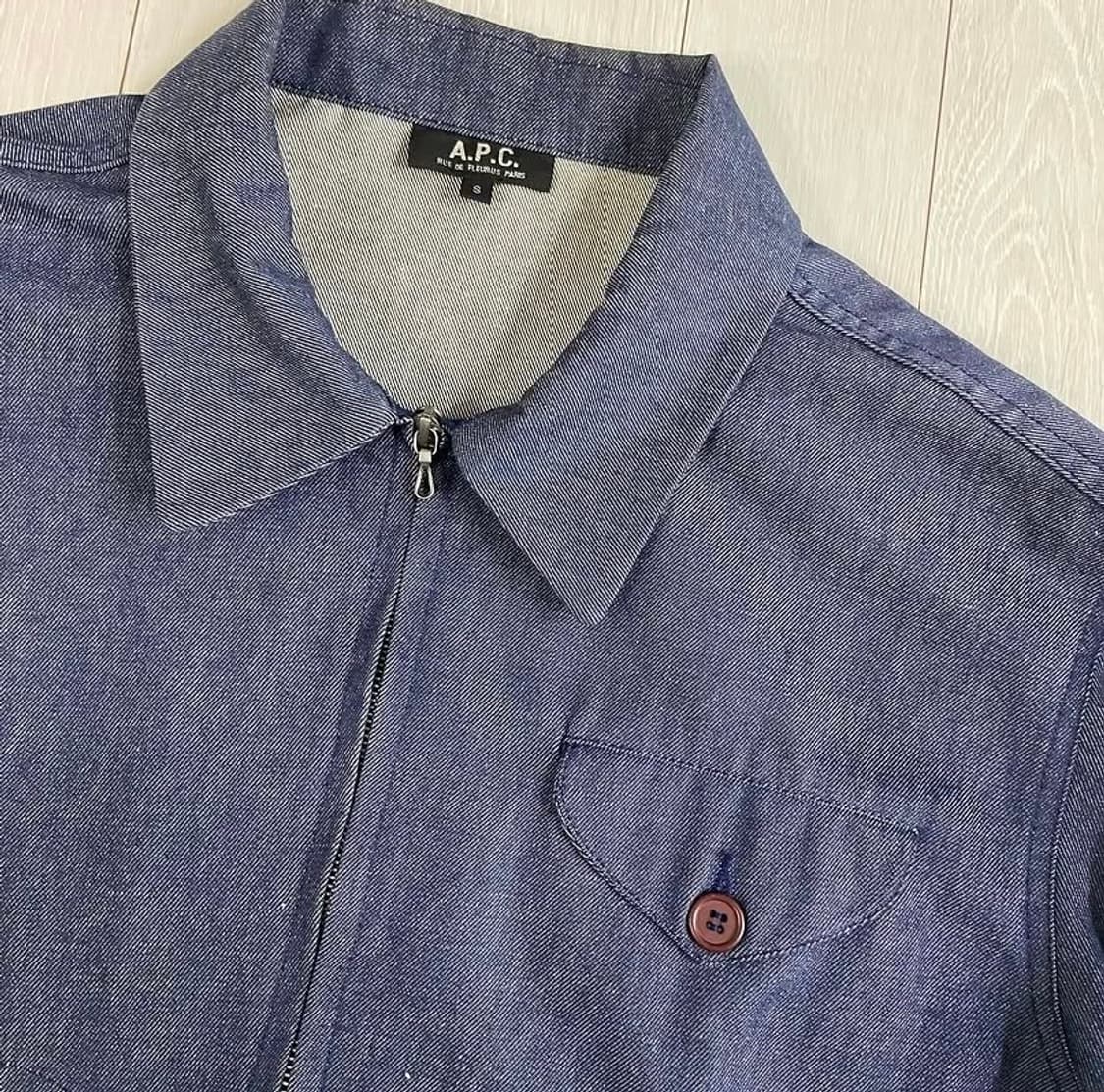 [S] 1997 A.P.C 데님 블루종 Made In France 상품이미지3