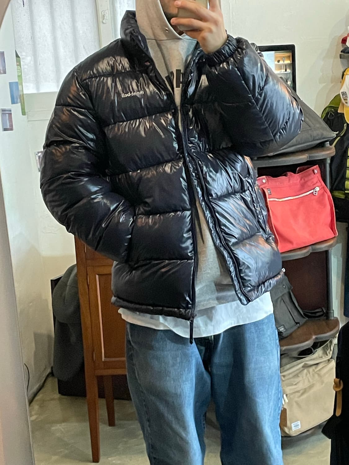 몽벨 유광 패딩 2XL (110) 상품이미지3