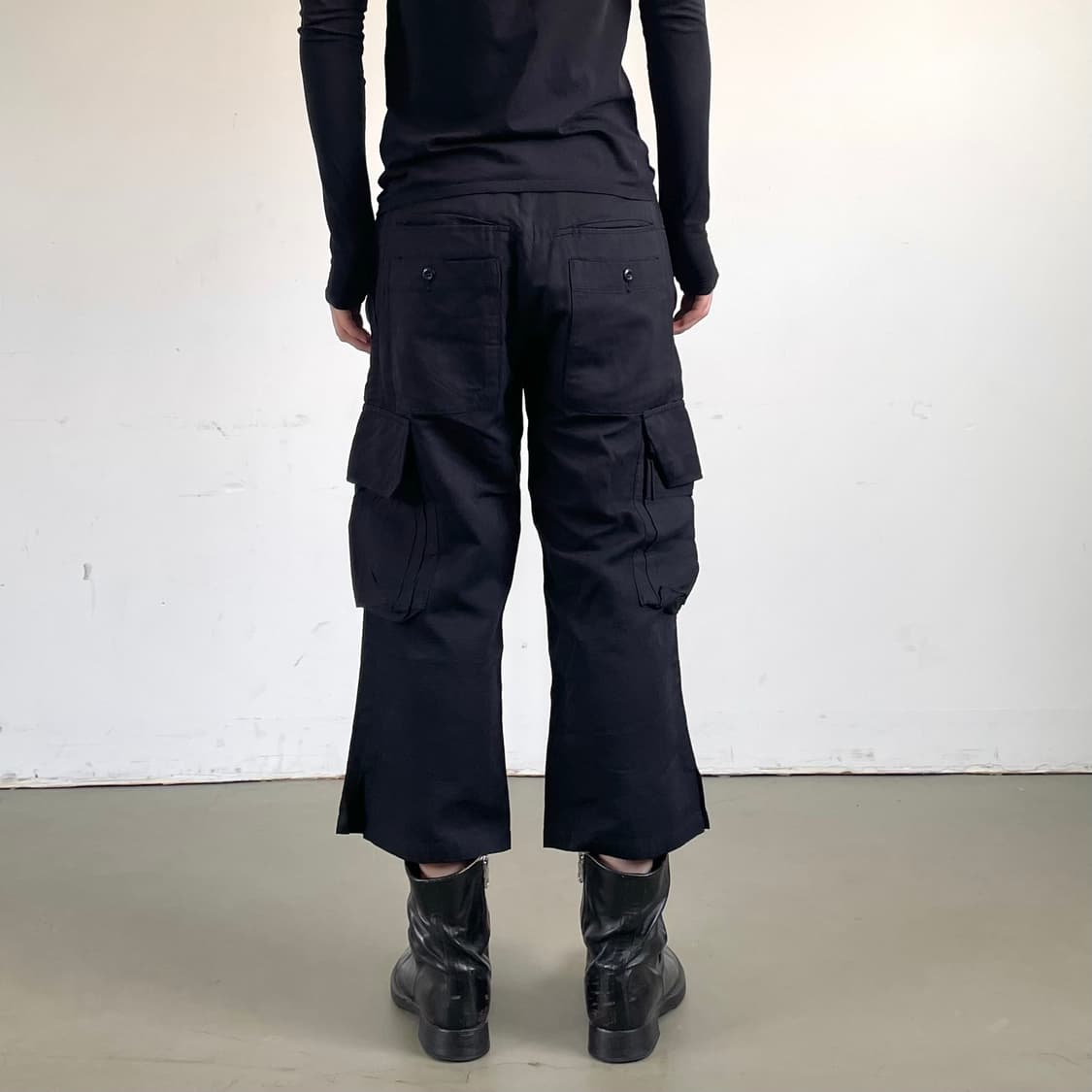 어태치먼트 크롭 랩 팬츠 상품이미지4