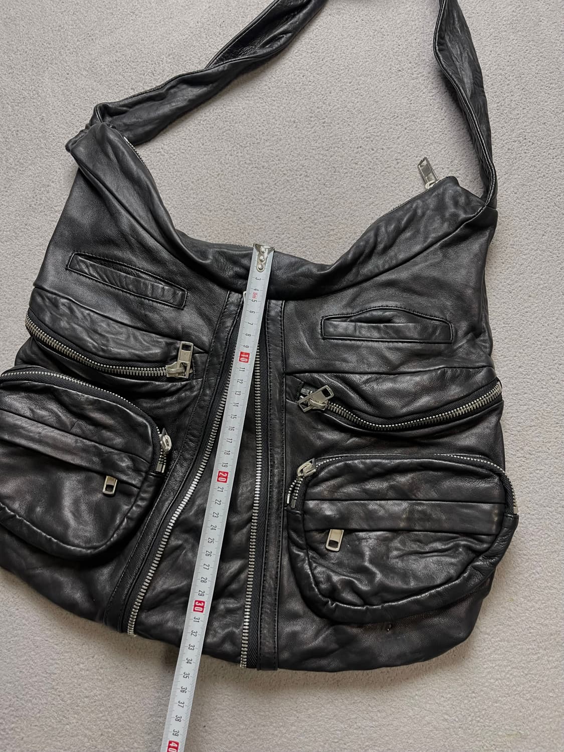 ELI JADE 양가죽 크로스백- 호보백 상품이미지5