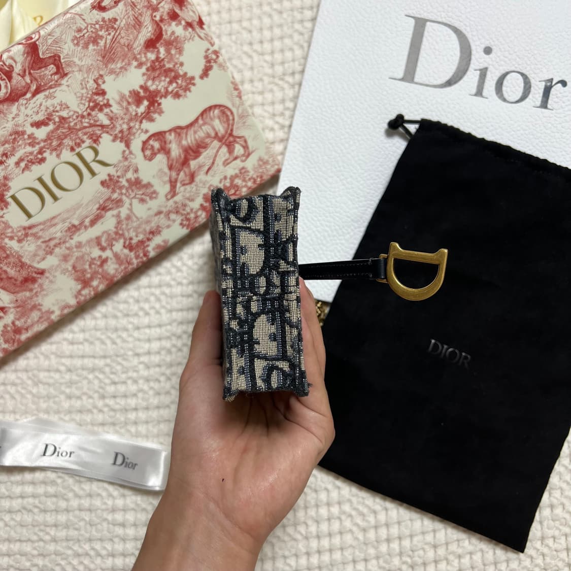 (당일배송 풀구성) 디올 오블리크 폰홀더백 상품이미지6