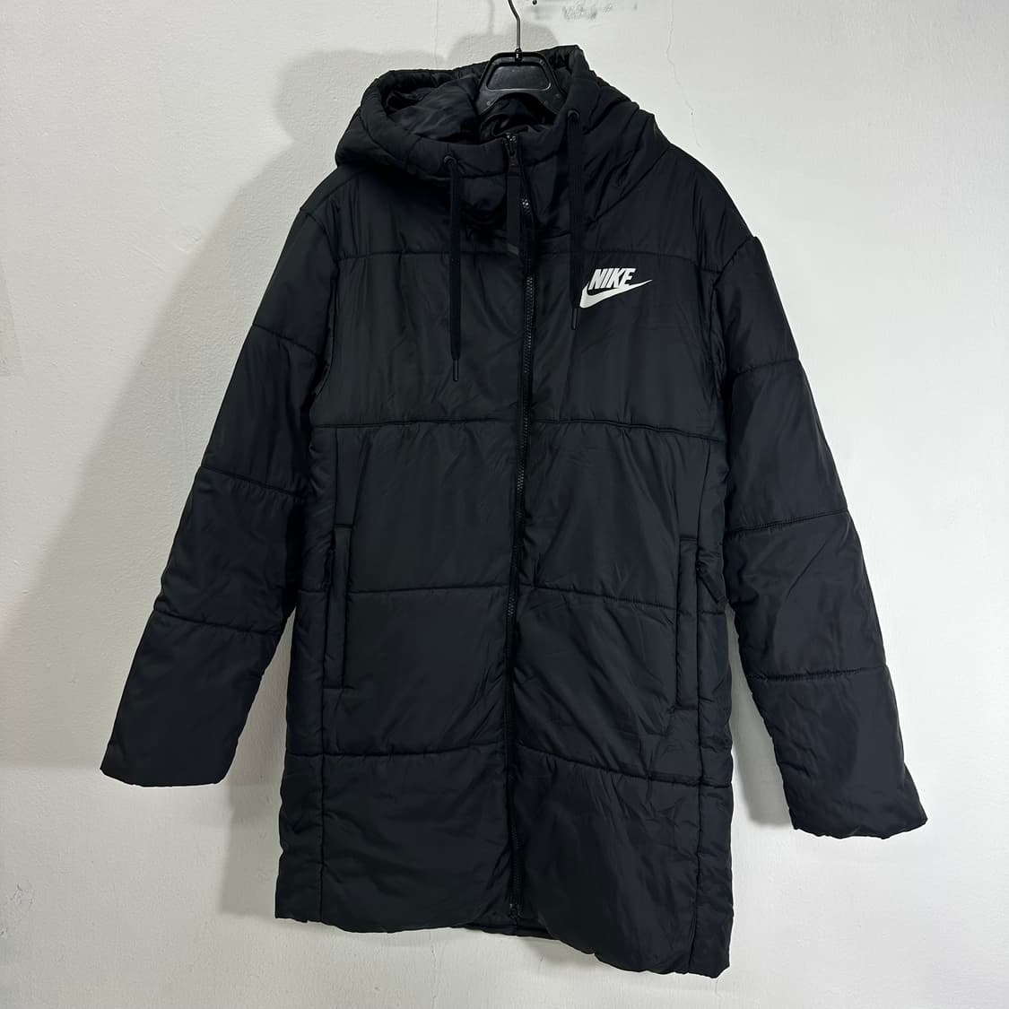 우먼M 나이키 블랙 리버시블 롱패딩 상품이미지1