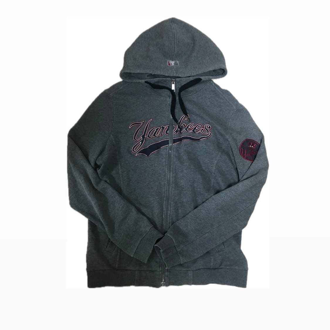 MLB 그레이 후드집업 상품이미지1