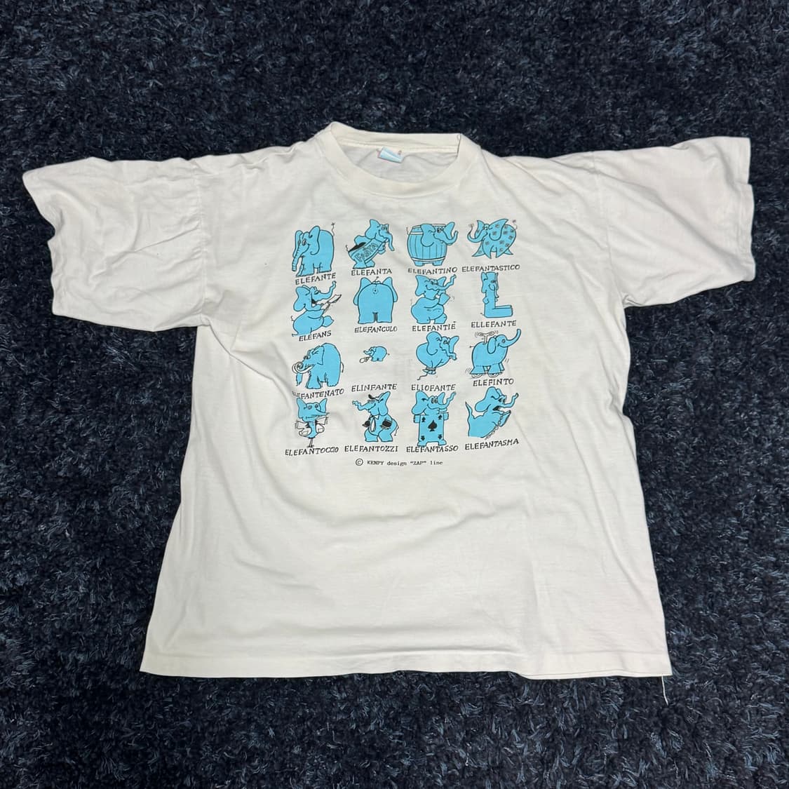 90s vintage 엘리펀트 그래픽 t-shirt 상품이미지1