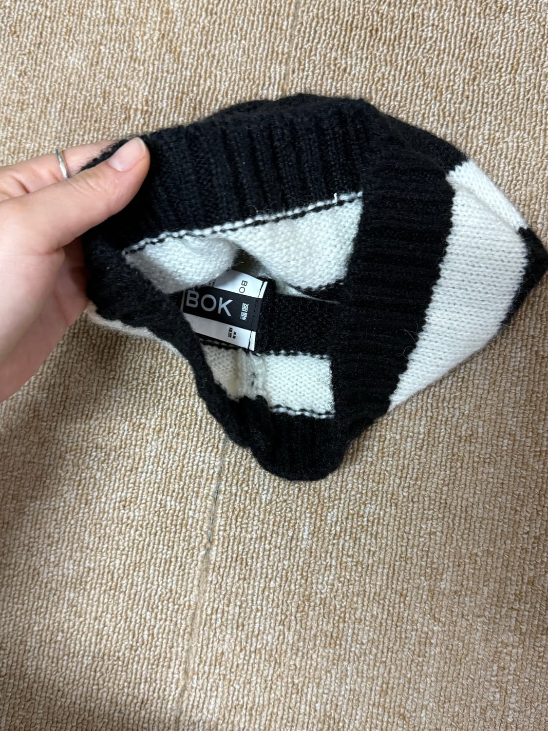 복복 코사지 비니 상품이미지5