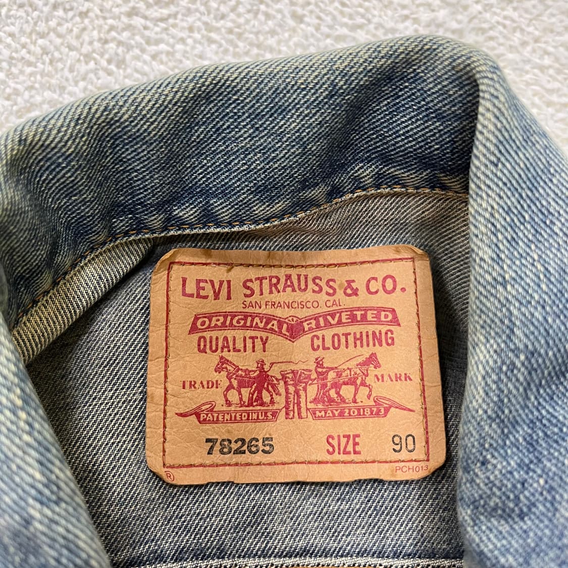 90 리바이스 여성 데님 자켓 0401M 상품이미지2