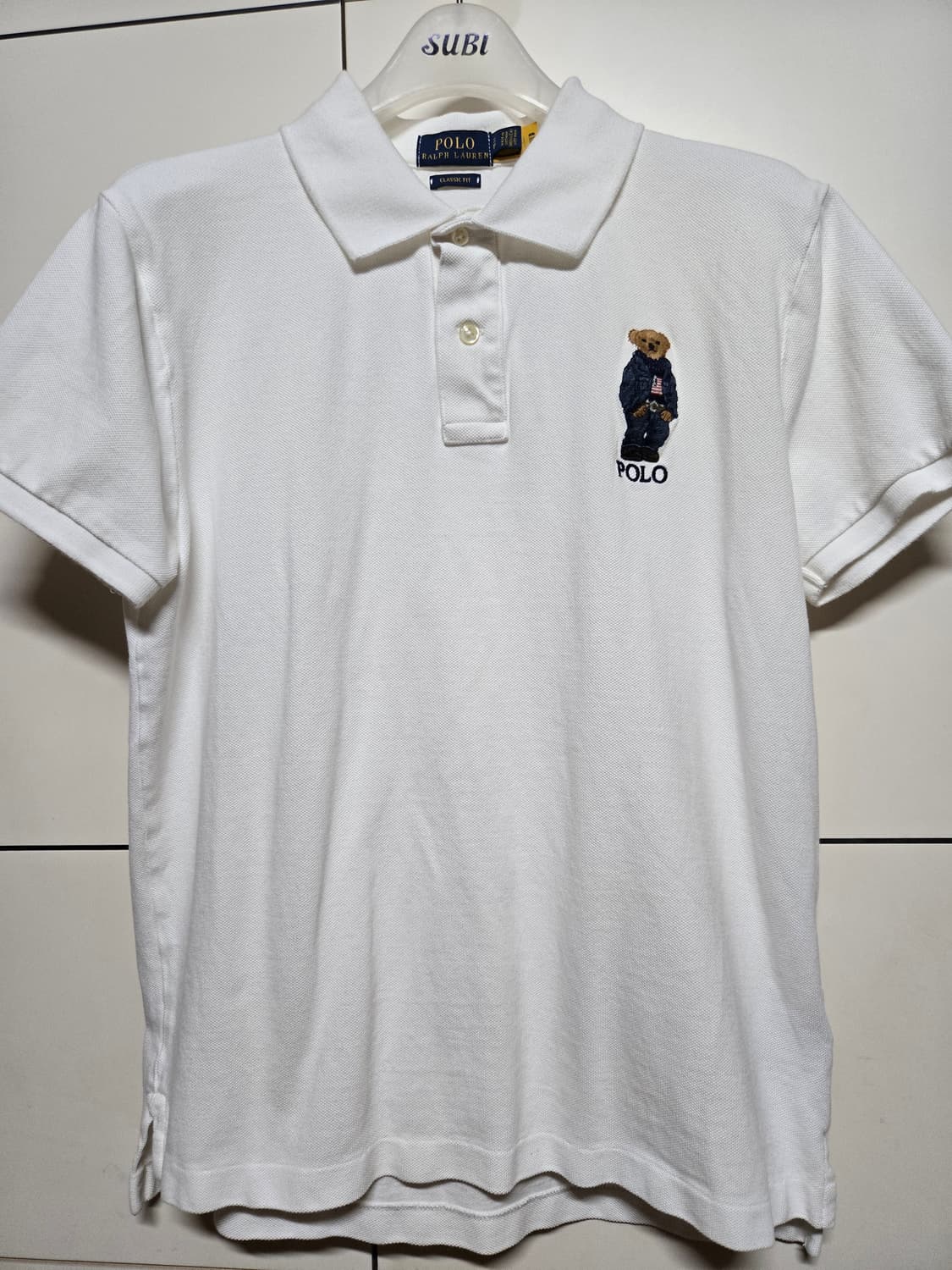 폴로 랄프로렌 신형 큐알택 여성 빅폴로베어 PK 카라반팔티 상품이미지1