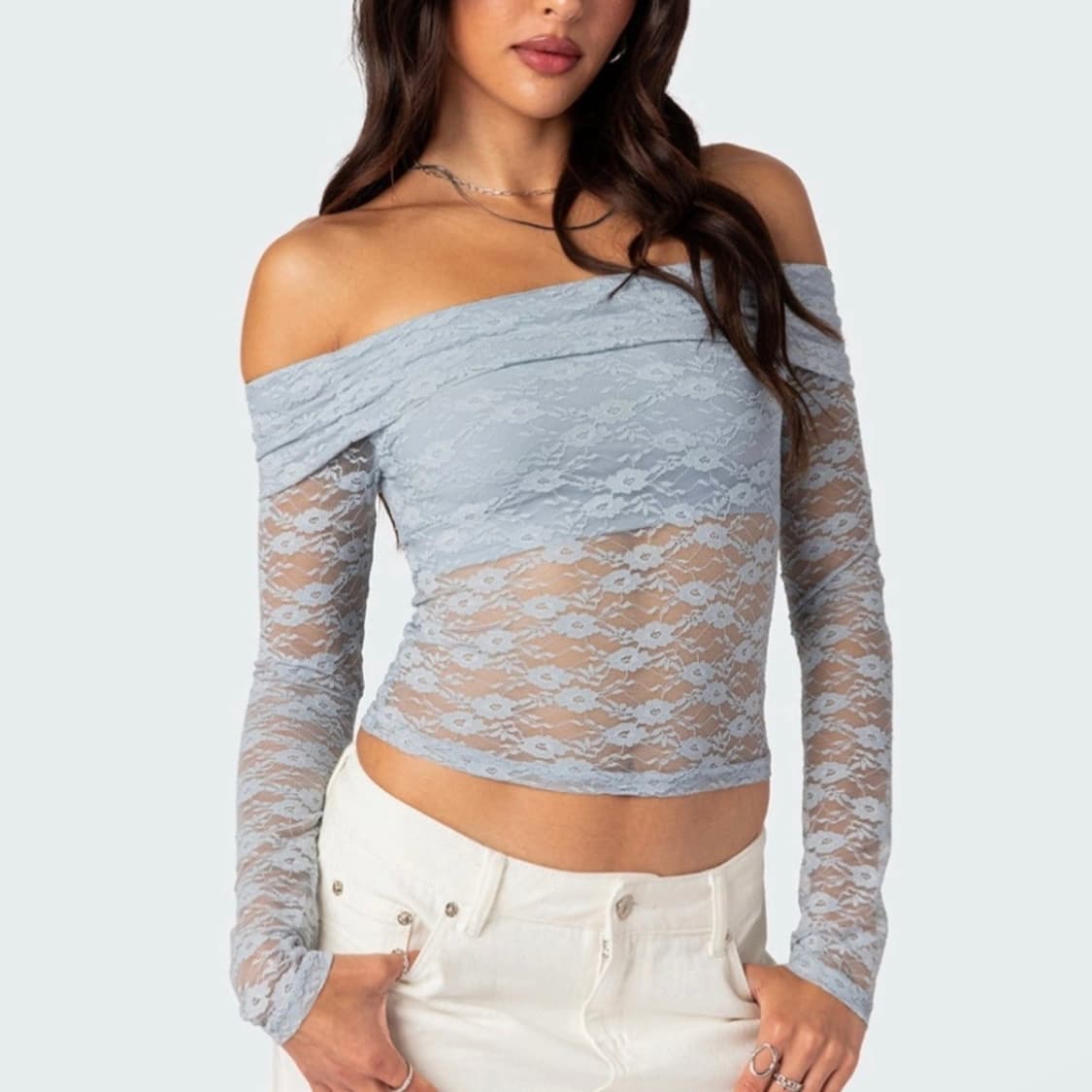 Edikted 레이스 오프숄더 상품이미지2