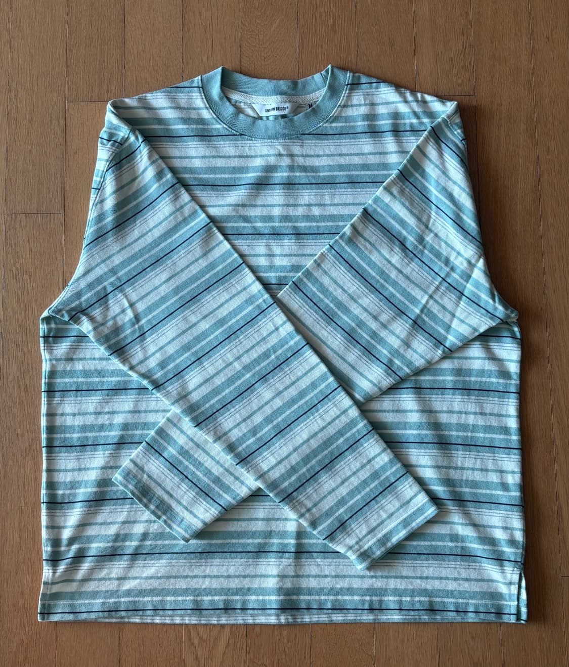 유니폼브릿지 빈티지 스트라이프 롱슬리브 M (민트) 상품이미지1