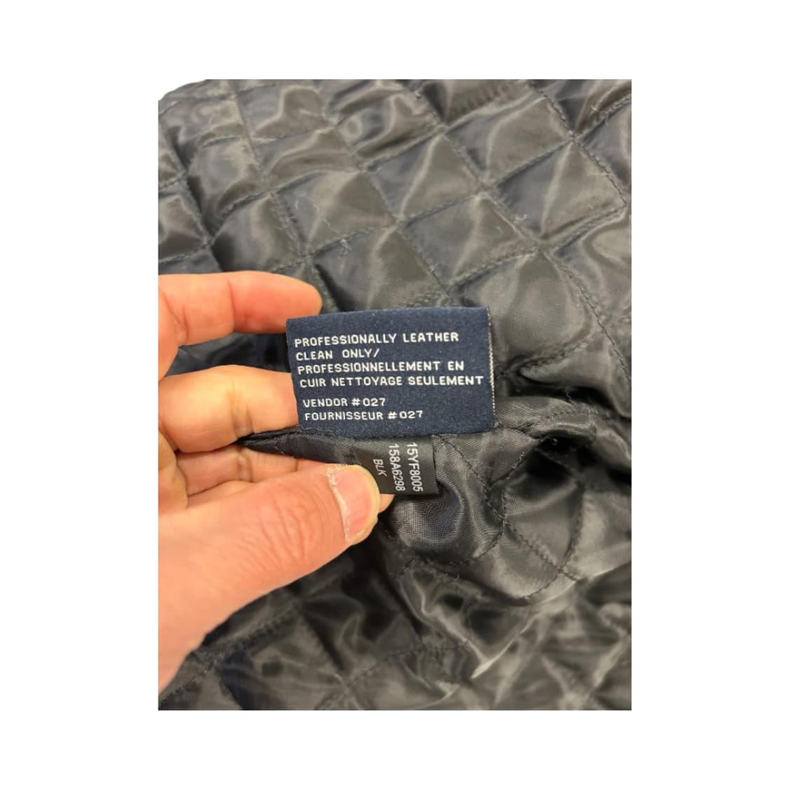 L) 타미힐피거 블랙 리얼레더 라이더 자켓 OJ-P-- 상품이미지8