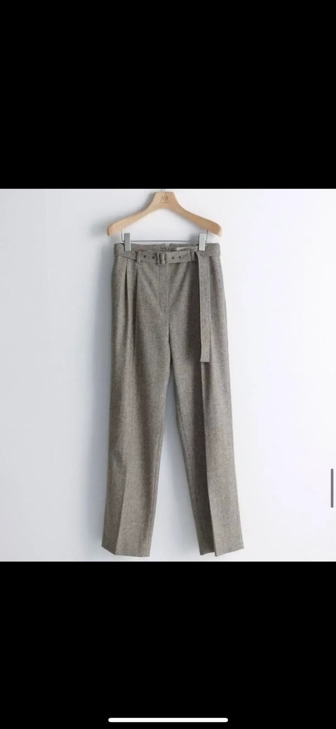 H8 플란넬 울팬츠 - 멜란지브라운, 베이지 M 상품이미지3