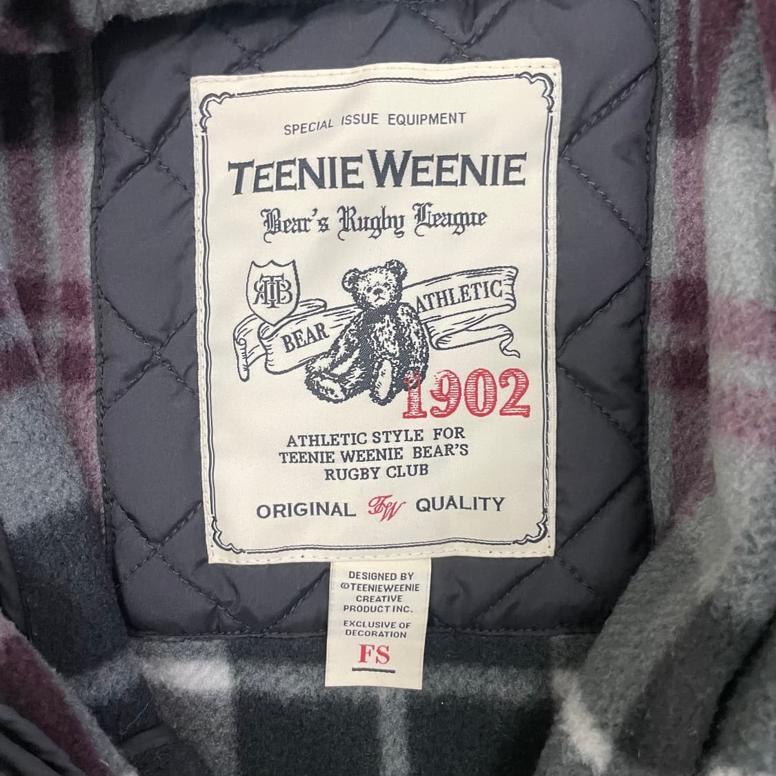 [FS] 티니위니 럭비러그 퀄팅 롱 재킷 1231HS1 상품이미지2