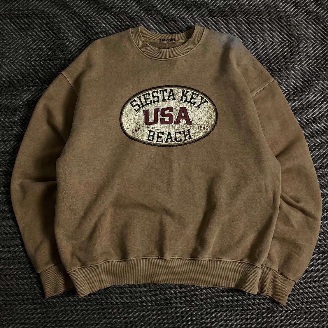 빈티지 디테일 박시핏 USA 피그먼트 맨투맨y 3721 상품이미지5