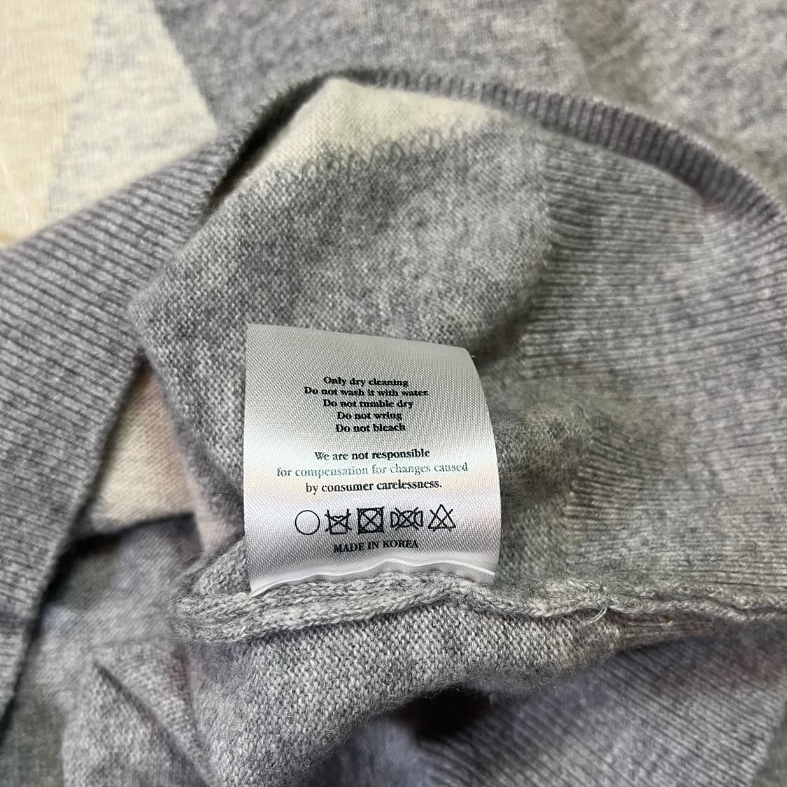 더 바넷 아가일 울 니트 상품이미지5