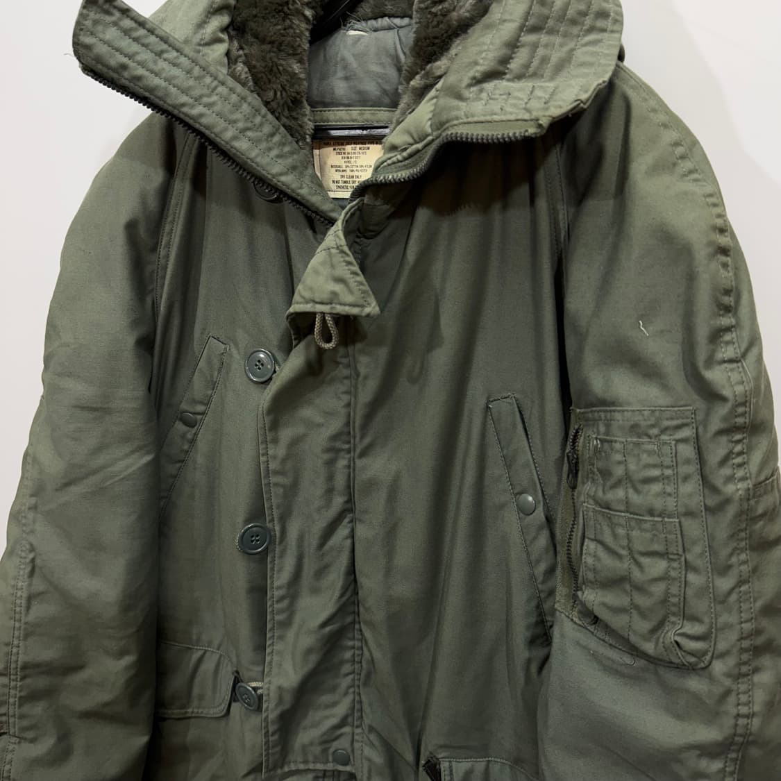 빈티지 미군 N-3B 플라이트 파카 상품이미지6