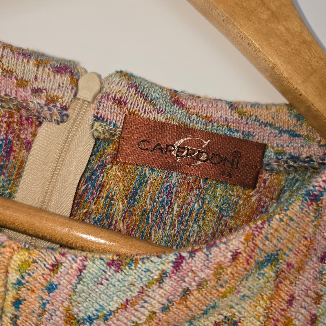 CAPERDONI 지그재그 패턴 긴팔 블라우스 상품이미지10