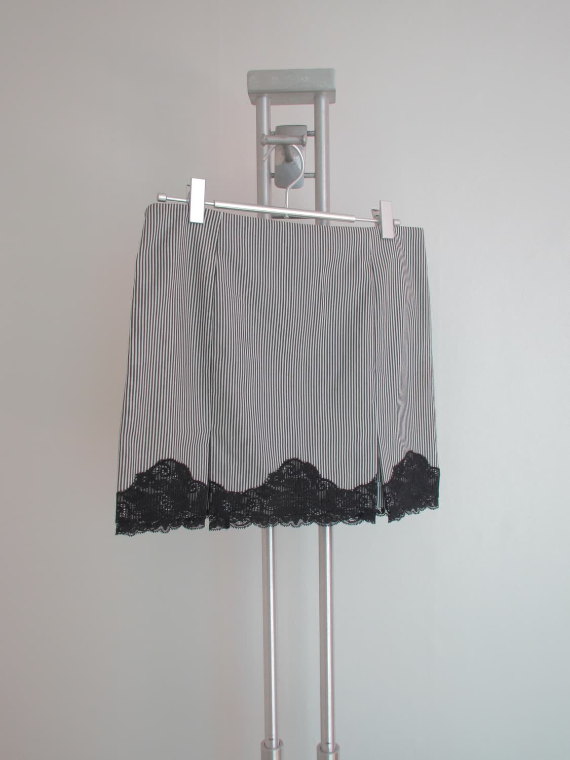 Sugar gloss lace stripe skirt 상품이미지1