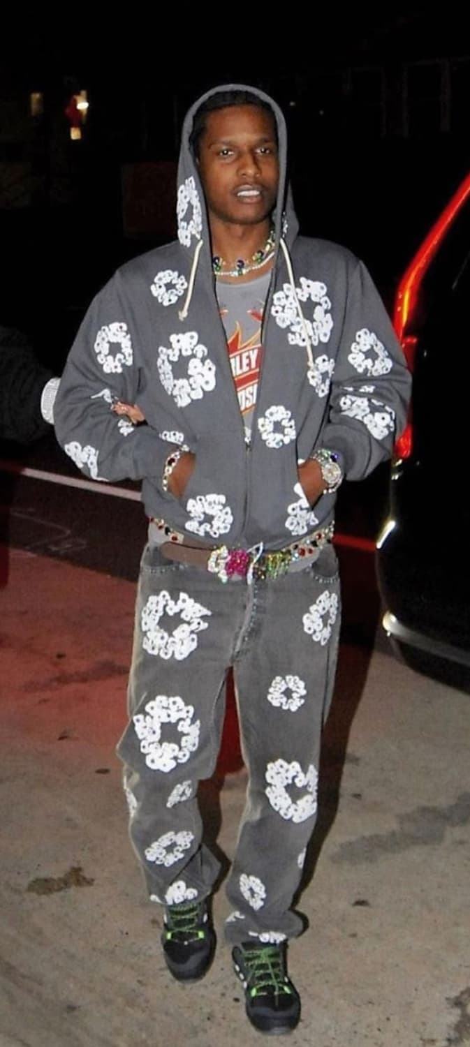 데님 티어스 스웻팬츠 상품이미지1