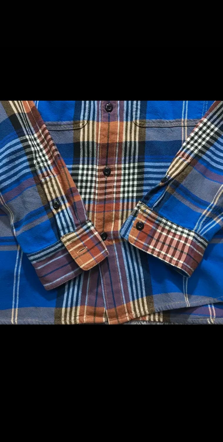 [[XL, 한글택정품] 디젤(DIESEL) 체크 셔츠 상품이미지5