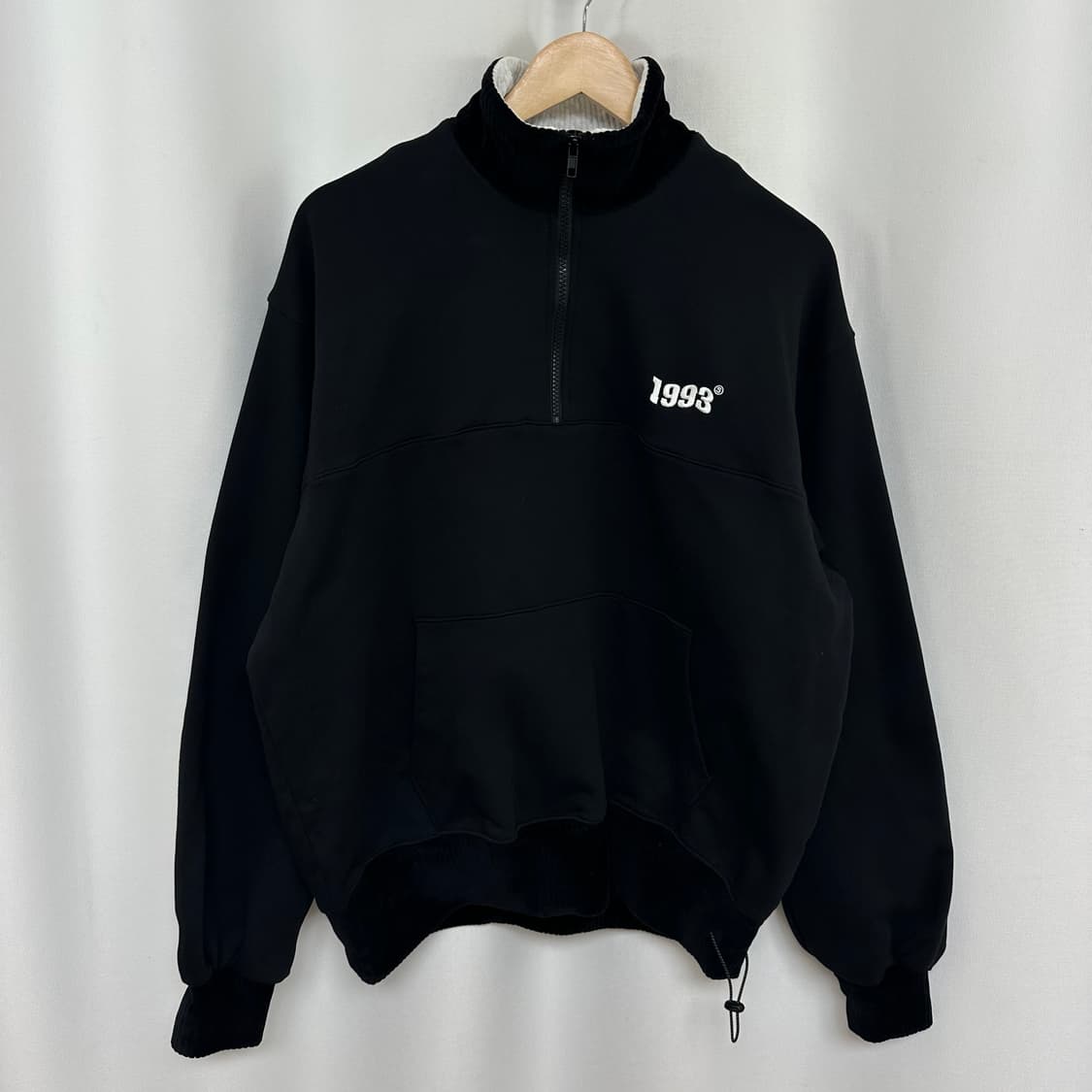 1993스튜디오 남자 맨투맨티셔츠 빅사이즈 검정 M 상품이미지1