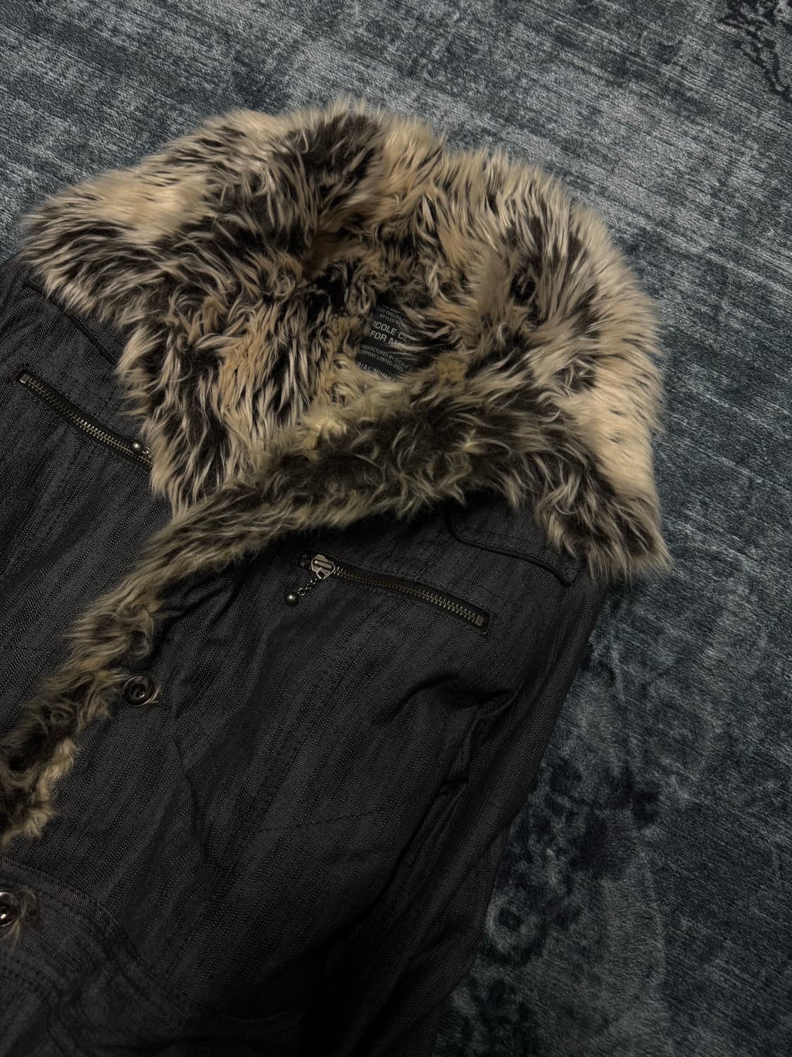 Nicole club for men vkei trimming fur ja 상품이미지3