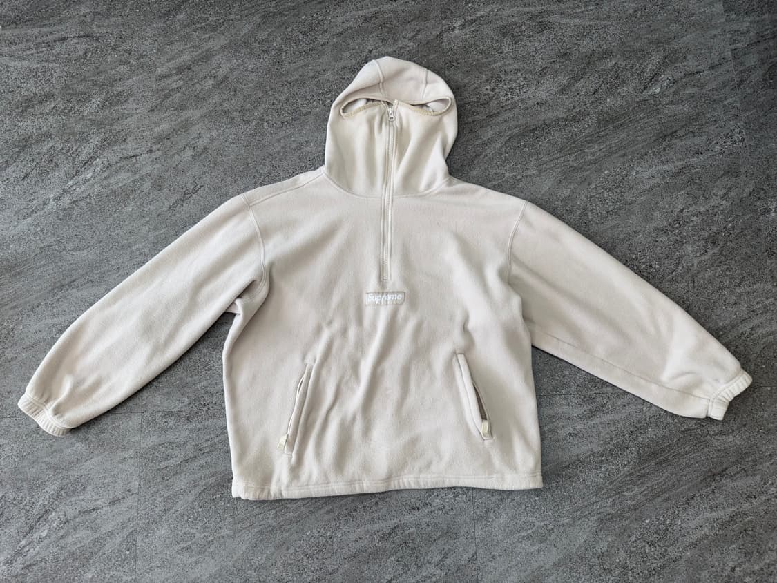 슈프림 폴라텍 페이스마스크 하프 집 풀오버 스톤 - 22FW (L)  상품이미지2