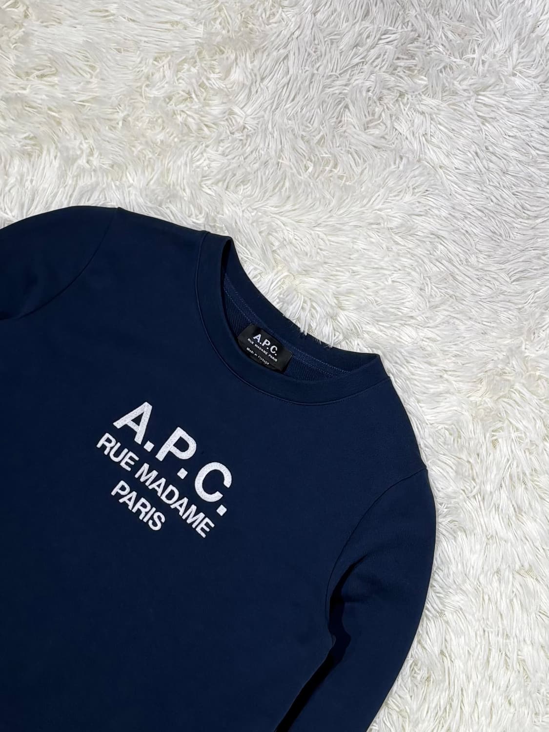 아페쎄 네이비 맨투맨 상품이미지5