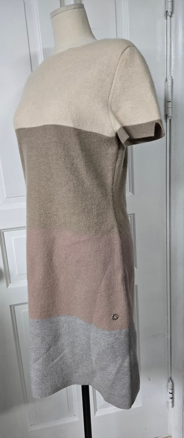 포근한 울 배색 니트원피스 상품이미지2