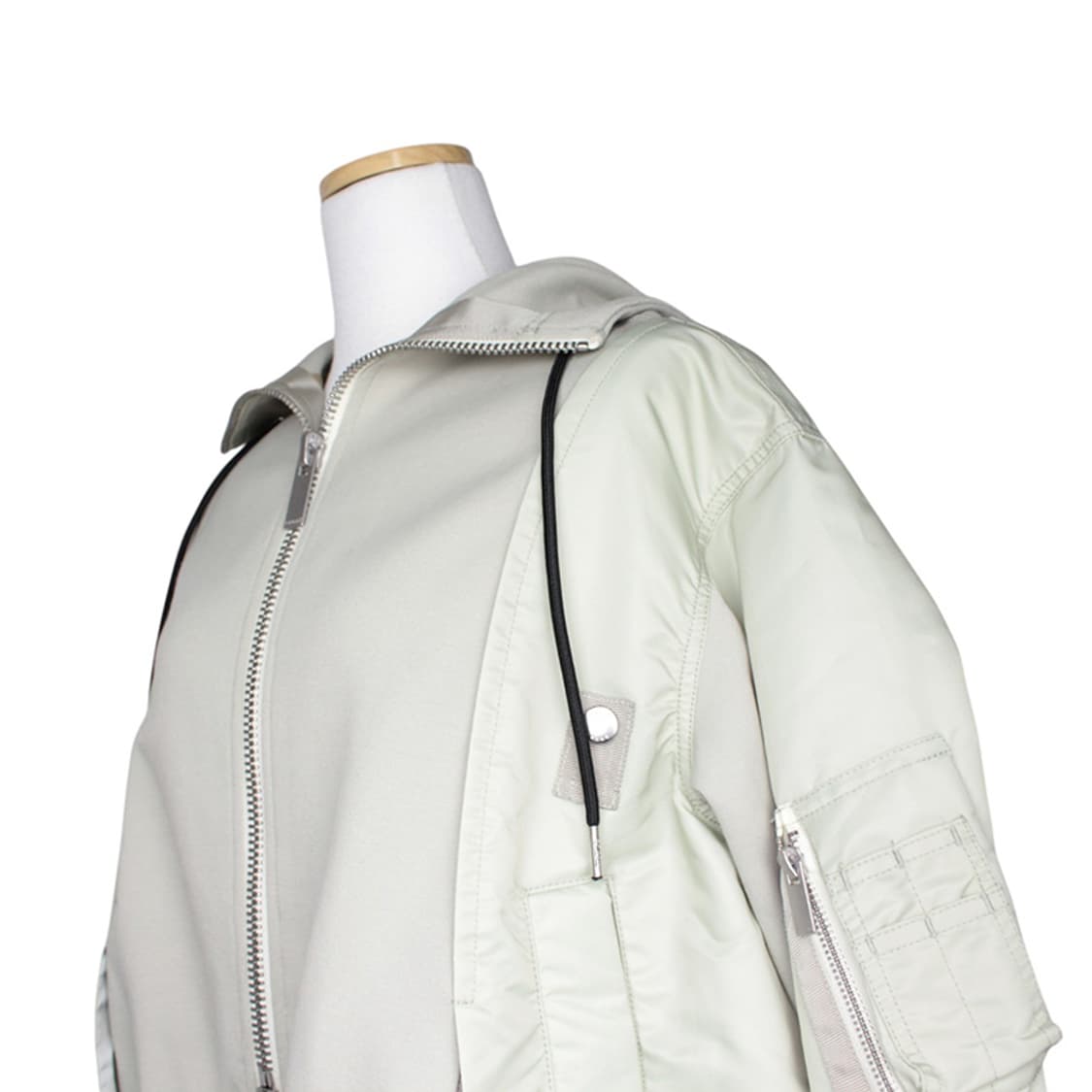 사카이 옐로그린 후드 집업 자켓 66 상품이미지5