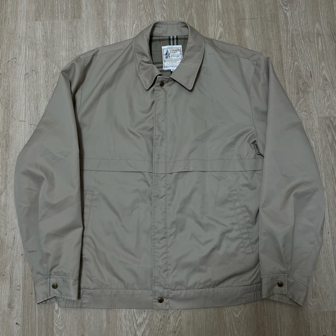 런던포그 클래식 로고 카라 바람막이 자켓 XL/105  상품이미지1