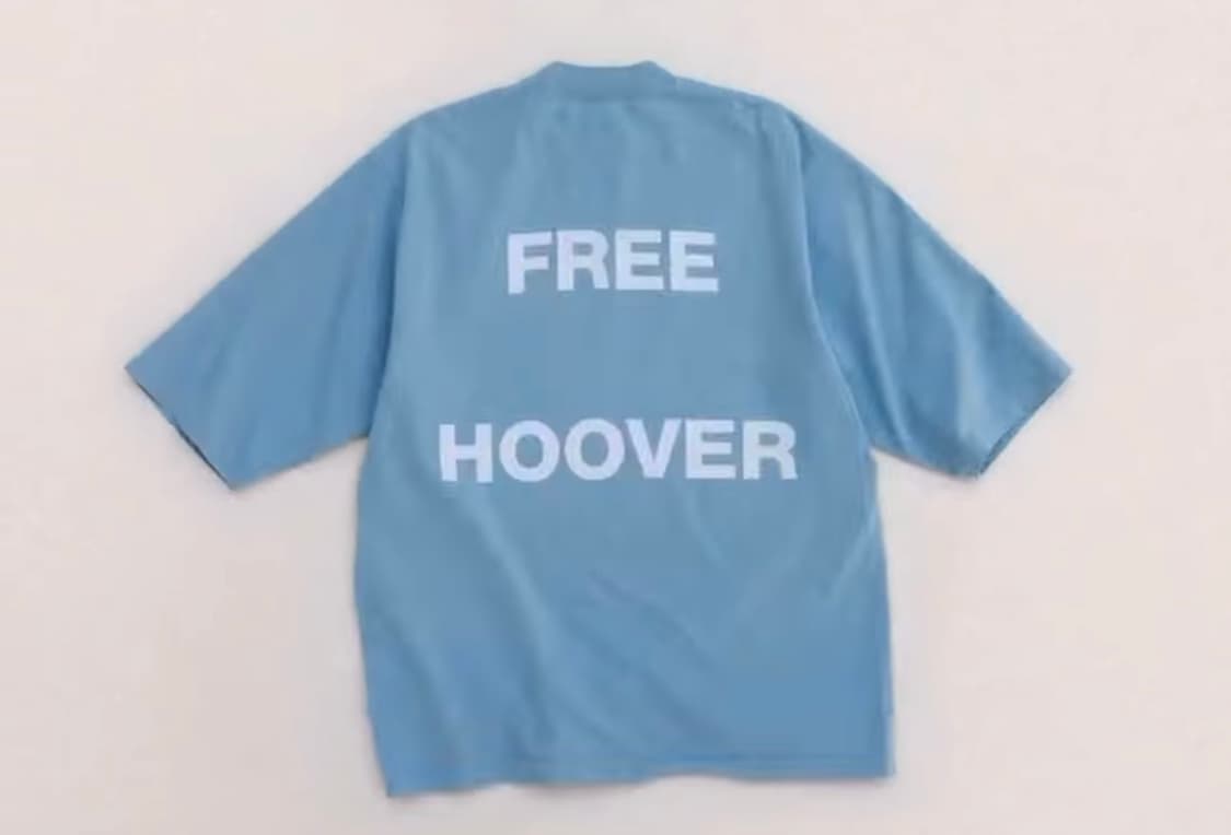 칸예웨스트 FREE HOOVER 반팔 상품이미지1