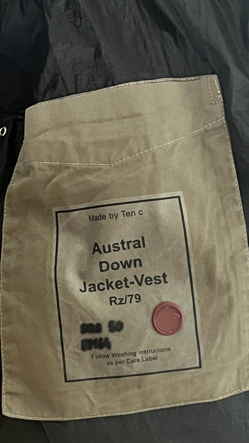 Ten C 텐씨 오스트랄 다운 베스트 자켓 50사이즈 상품이미지5