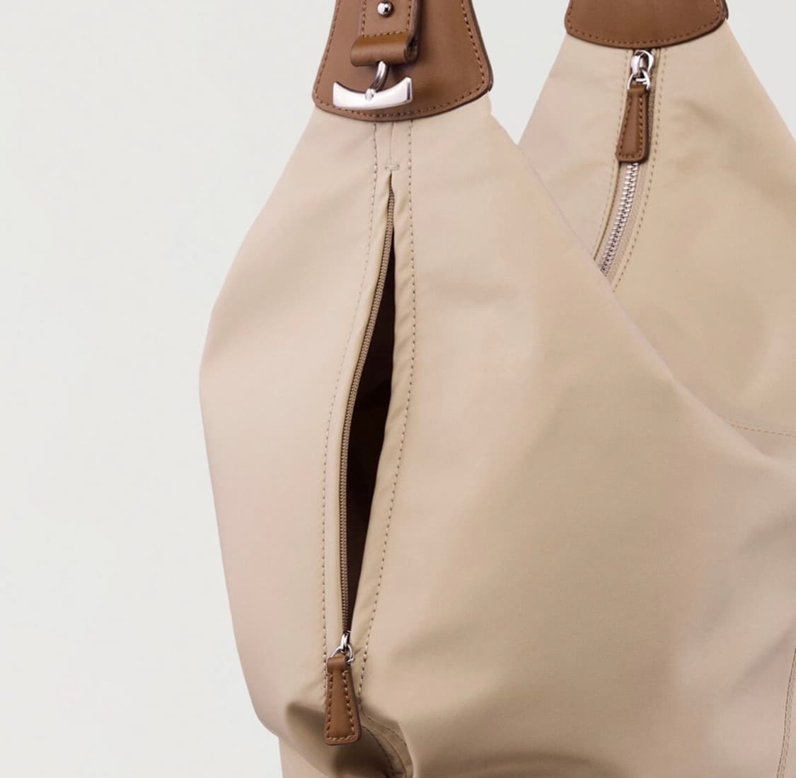 테누브 Tourer Shoulder Fabric Beige bag 상품이미지5