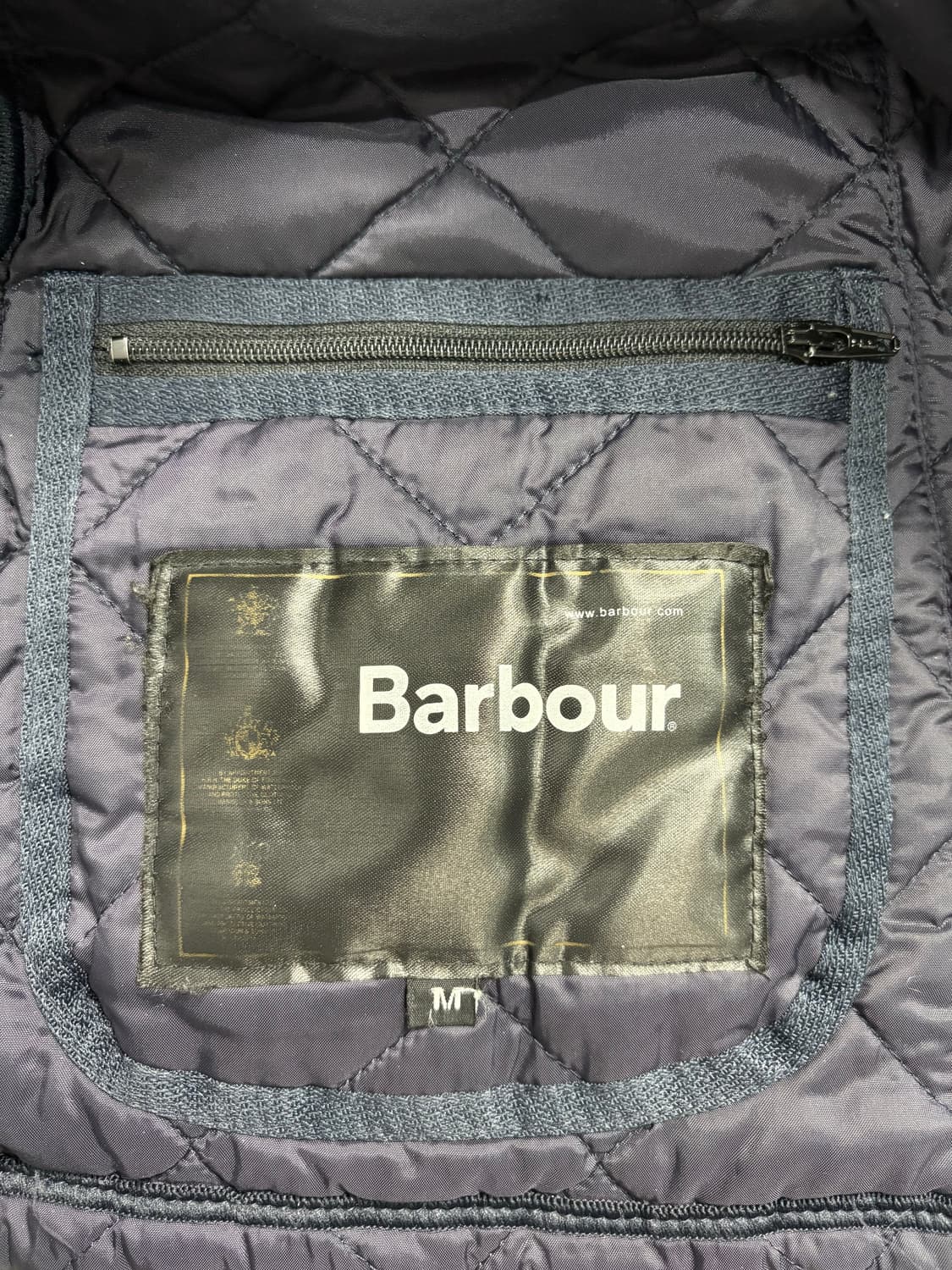 바버 리데스네일 퀼팅자켓 네이비 상품이미지6