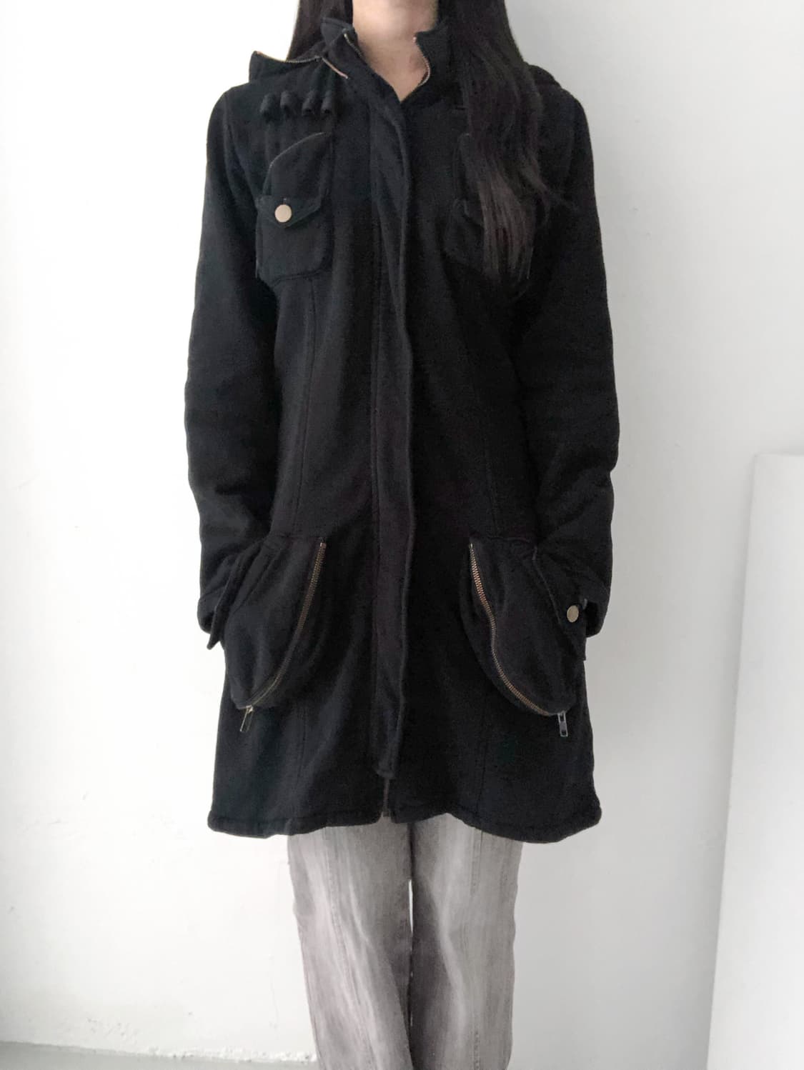 vintage zip-up long jacket 상품이미지7