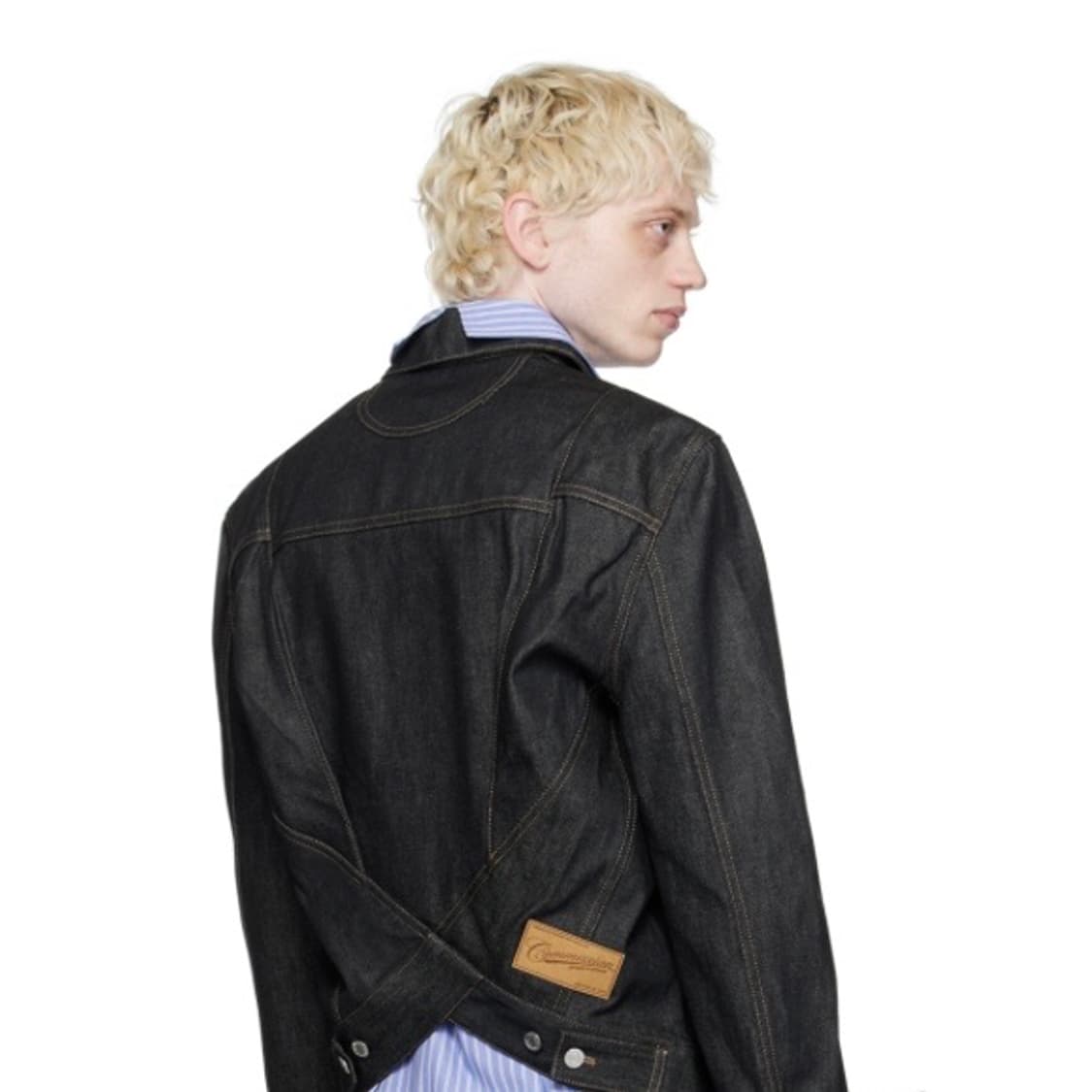 (M) 커미션 숏 데님 자켓 상품이미지2