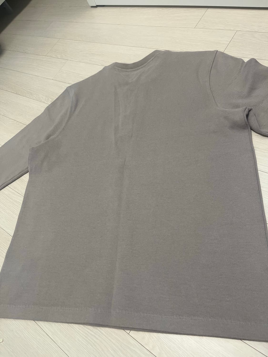 타미힐피거 헨리넥 니트 그레이베이지 XL 상품이미지3