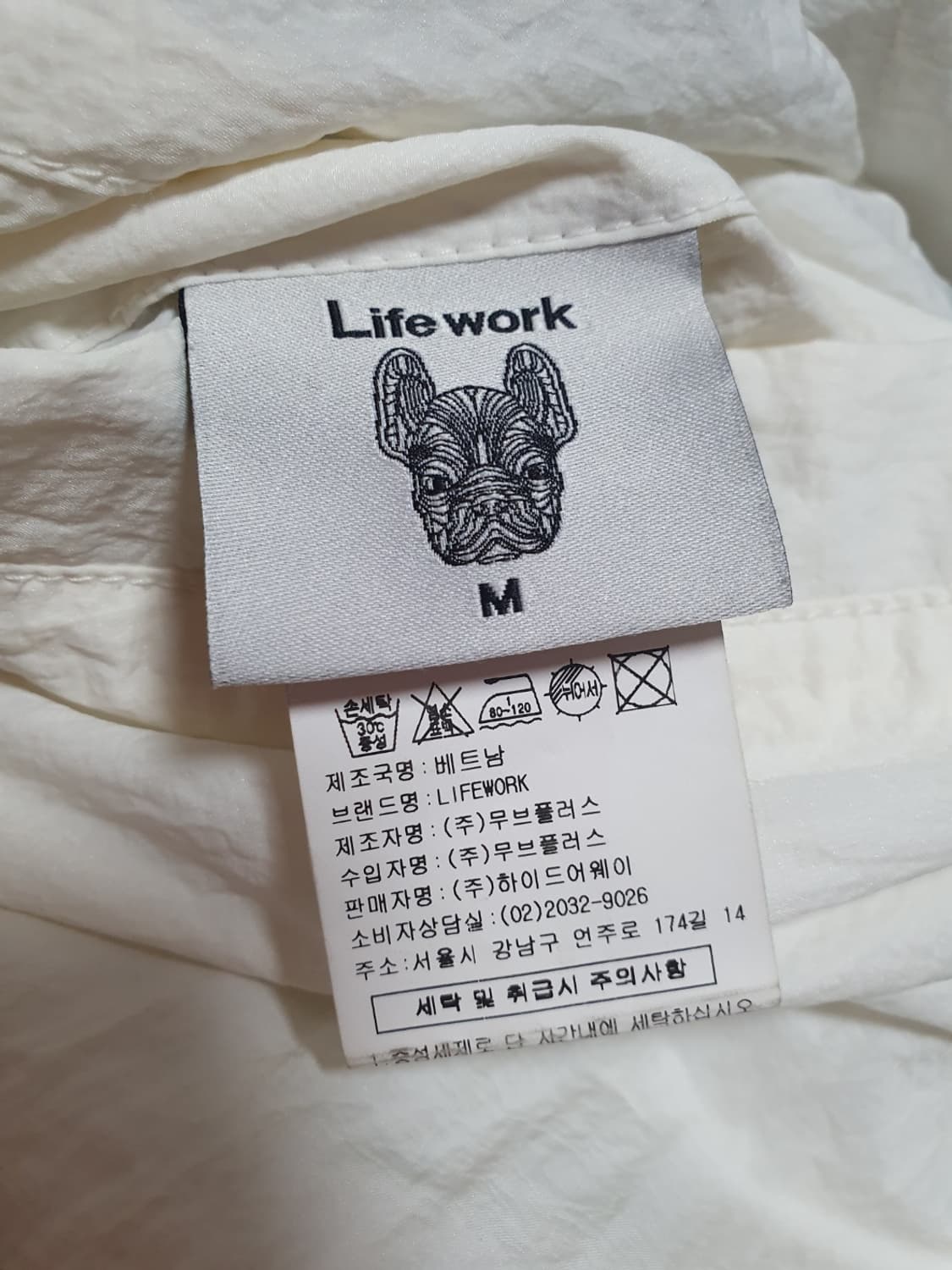 라이프워크 플라이트 자켓 항공점퍼 패턴블랙 M 상품이미지9