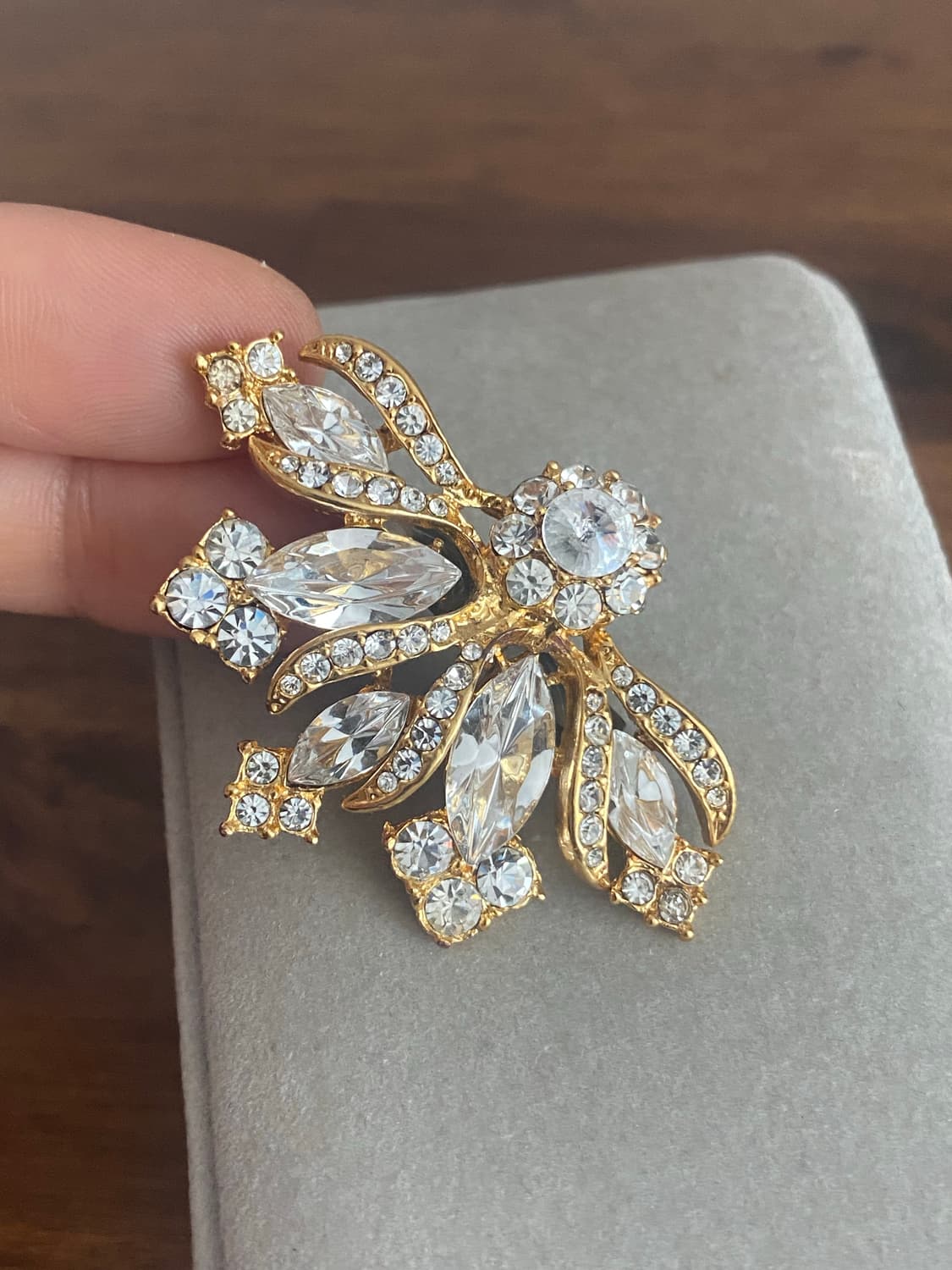 큐빅 악세서리 브로치 상품이미지3