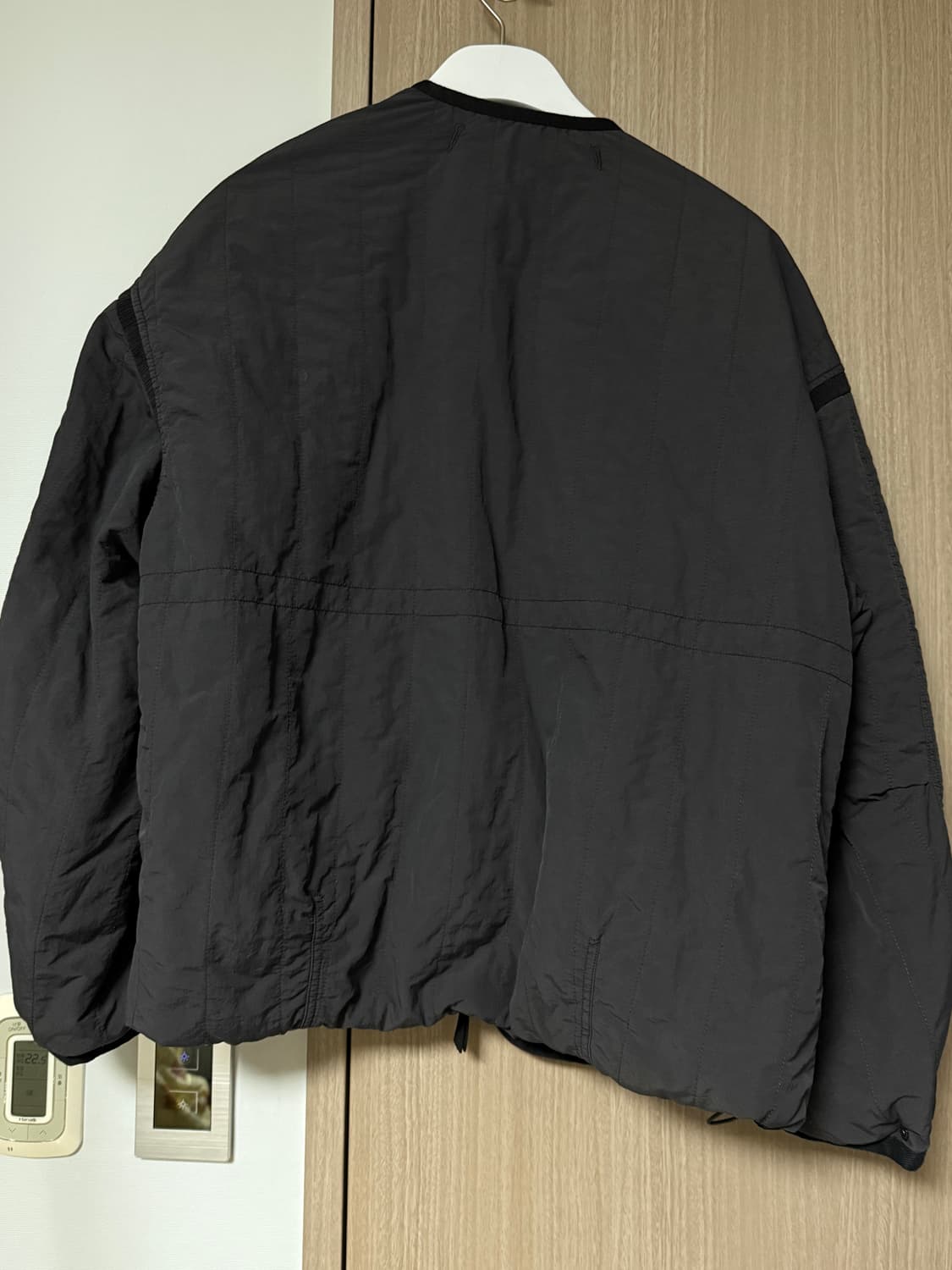 2) 폴리테루 리버시블 라이너 자켓 블랙 + 차콜 24fw 상품이미지6