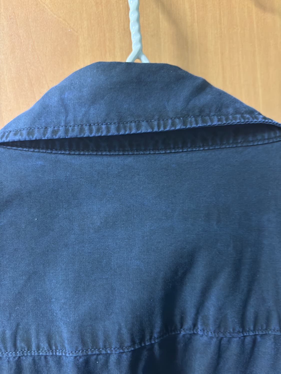 해칭룸x디키즈 뮤지엄 워크셔츠 dyed navy 2사이즈 상품이미지4