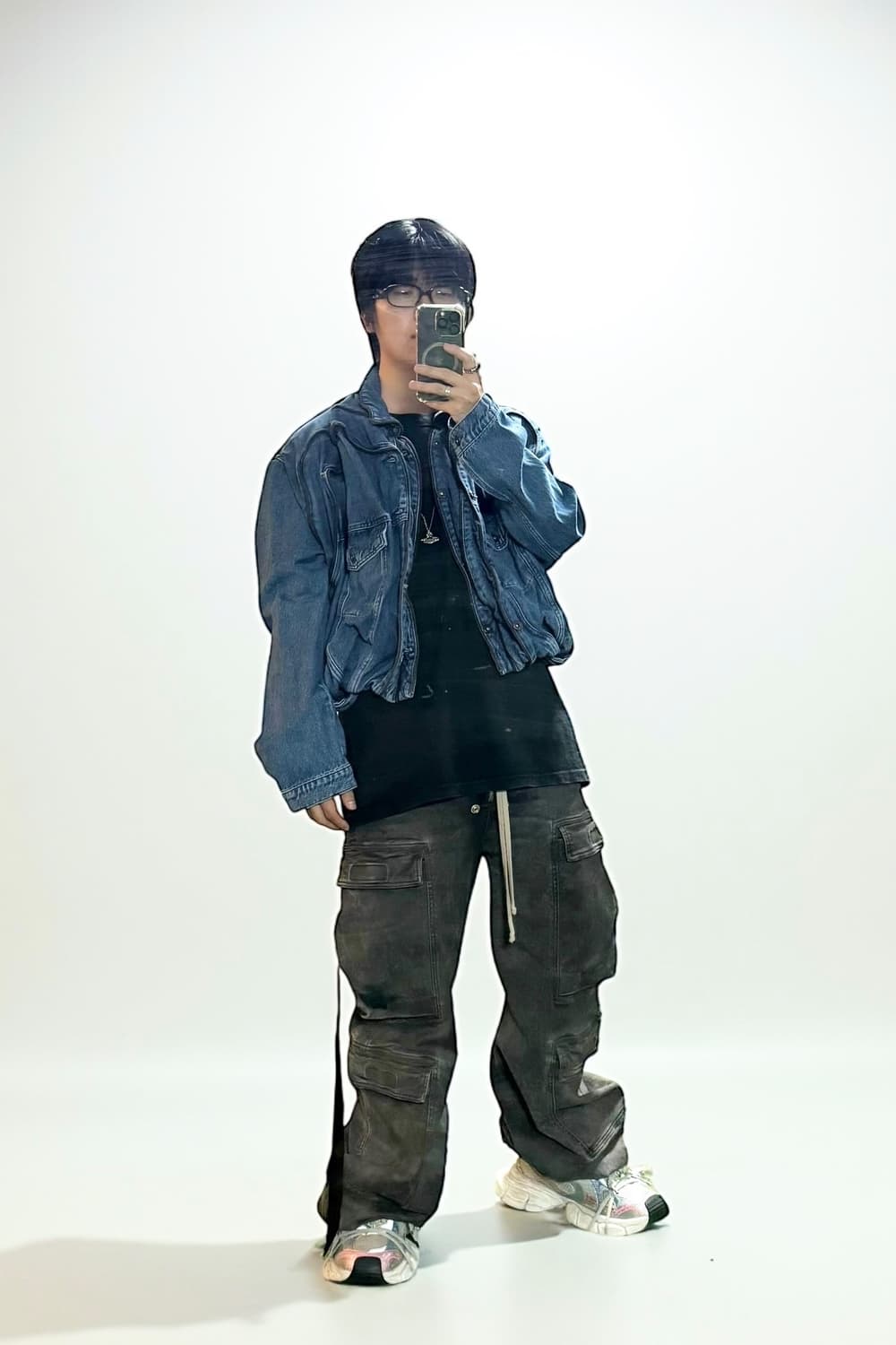 와이프로젝트 21SS 팝업 데님 자켓 상품이미지2