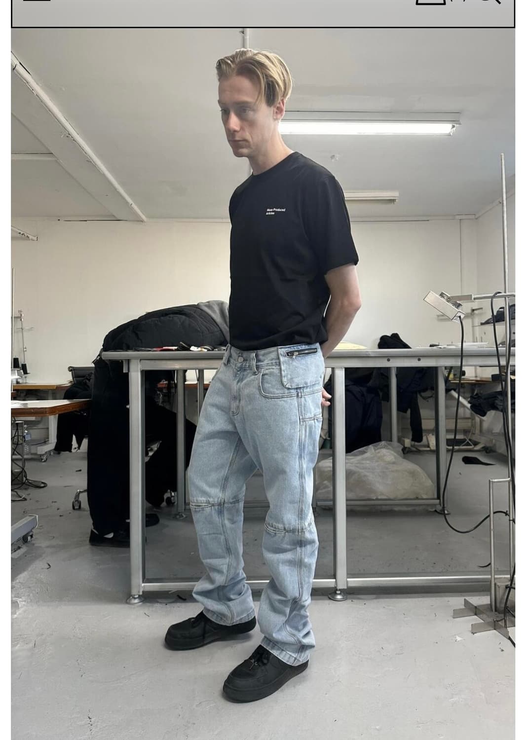 (M) 새상품급 MPA BAG PANTS 플라스틱프로덕트 상품이미지2