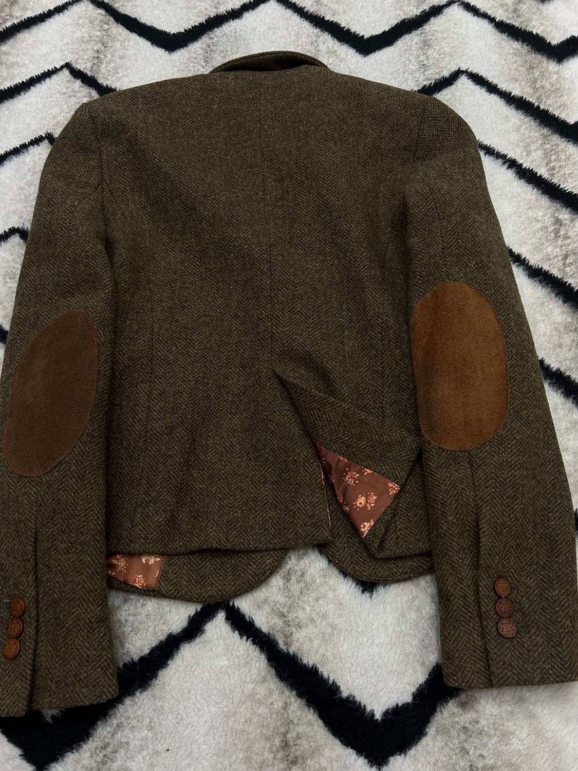 [L]ZARA Basic 헤링본 울 블레이저 상품이미지3