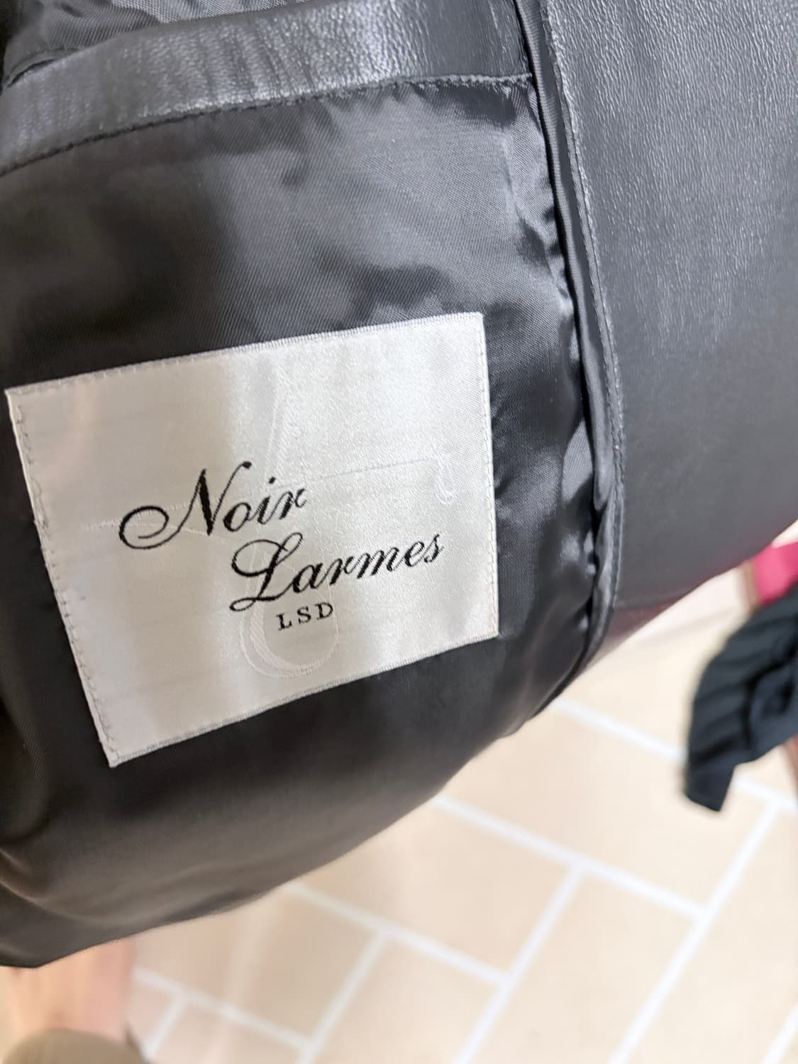 느와르라르메스 더블라이더 가죽자켓 48 상품이미지5