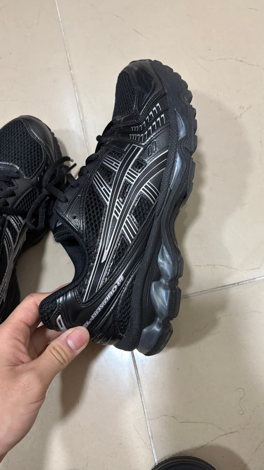 아식스 젤카야노14 블랙 퓨어실버 상품이미지5